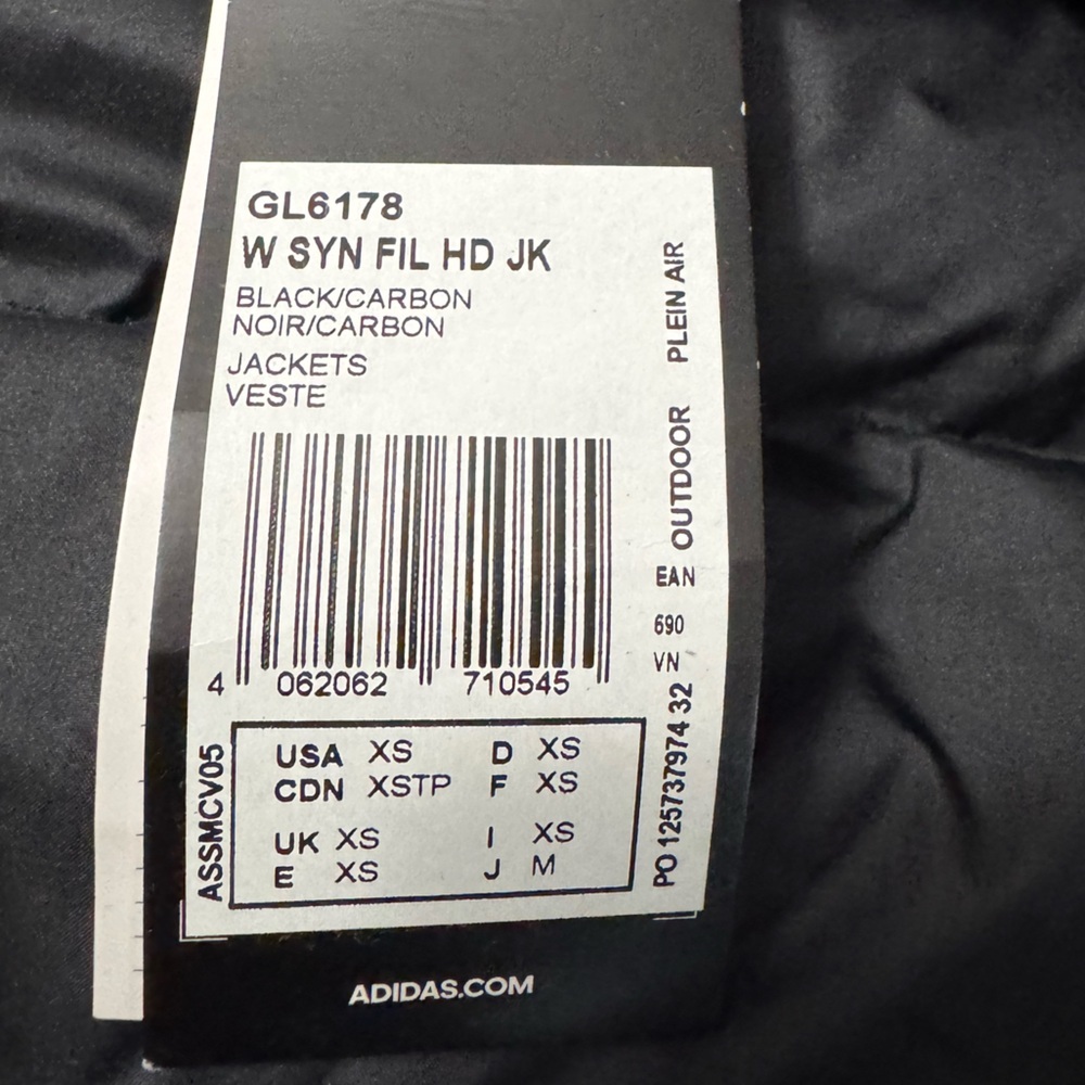 Adidas Performance Women’s Puffer Jacket Size XS - Picture 7 of 10